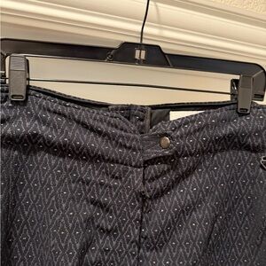 Vintage Obermeyer Women's Stirrup Ski Pant legging With sparkle sz 14